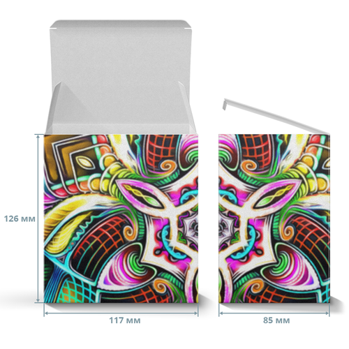 Заказать подарочную упаковку в Москве. Коробка для кружек Mandala HD 4 от Мастер Спектр - готовые дизайны и нанесение принтов.