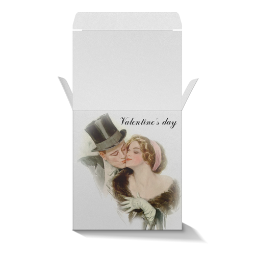 Заказать подарочную упаковку в Москве. Коробка для кружек День Святого Валентина от Apfelbaum - готовые дизайны и нанесение принтов.