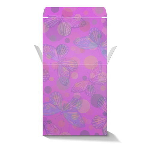 Заказать подарочную упаковку в Москве. Коробка для кружек Розовая нежность. от Eva De Peron.  - готовые дизайны и нанесение принтов.