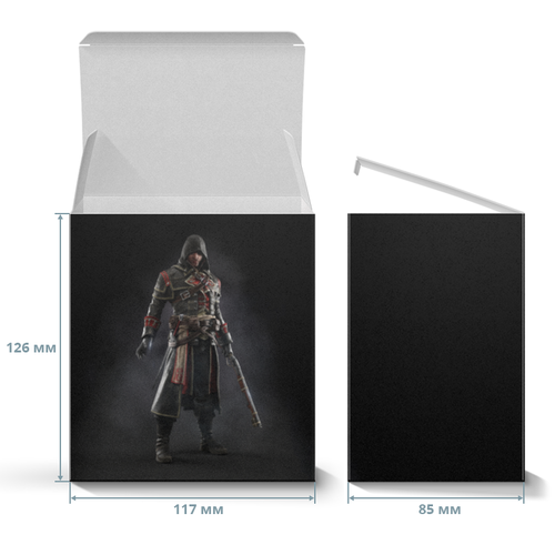 Заказать подарочную упаковку в Москве. Коробка для кружек Assassins Creed (Rogue) от Аня Лукьянова - готовые дизайны и нанесение принтов.