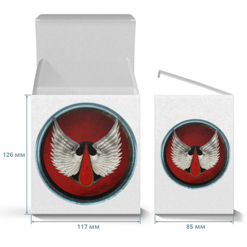 Заказать подарочную упаковку в Москве. Коробка для кружек Blood Angels от GeekFox  - готовые дизайны и нанесение принтов.