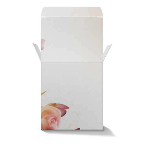 Заказать подарочную упаковку в Москве. Коробка для кружек Букет роз от Ирина - готовые дизайны и нанесение принтов.