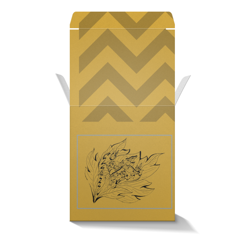 Заказать подарочную упаковку в Москве. Коробка для кружек Золотая осень от aviva - готовые дизайны и нанесение принтов.