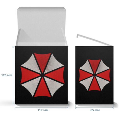 Заказать подарочную упаковку в Москве. Коробка для кружек Umbrella от GeekFox  - готовые дизайны и нанесение принтов.