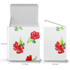 Заказать подарочную упаковку в Москве. Коробка для кружек Подарочная Красные цветы от mrs-snit@yandex.ru - готовые дизайны и нанесение принтов.