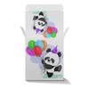 Заказать подарочную упаковку в Москве. Коробка для кружек Панда поздравляет! от BeliySlon - готовые дизайны и нанесение принтов.