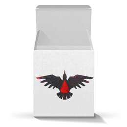 Заказать подарочную упаковку в Москве. Коробка для кружек Blood Ravens от GeekFox  - готовые дизайны и нанесение принтов.