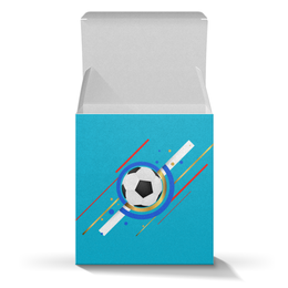 Заказать подарочную упаковку в Москве. Коробка для кружек Футбол от Ирина - готовые дизайны и нанесение принтов.