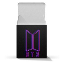 Заказать подарочную упаковку в Москве. Коробка для кружек Группа BTS  от queen  - готовые дизайны и нанесение принтов.