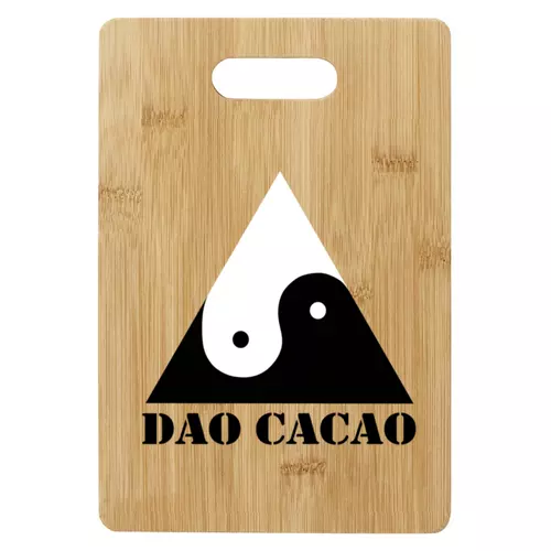 Заказать доску разделочную в Москве. Доска разделочная DAO CACAO от Soluvel  - готовые дизайны и нанесение принтов.