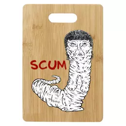 Заказать доску разделочную в Москве. Доска разделочная Scum art от Leichenwagen - готовые дизайны и нанесение принтов.