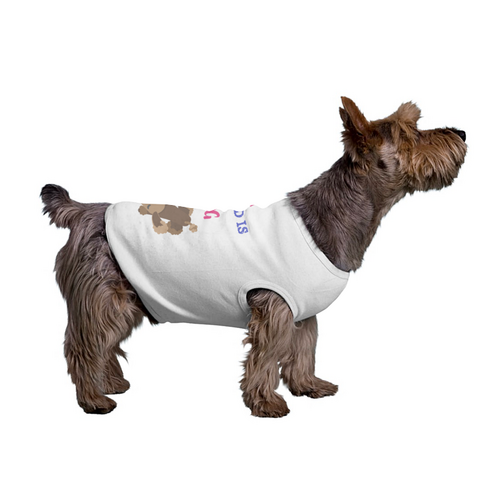 Заказать футболки для собак в Москве. Футболка для собак My best friend от IrinkaArt  - готовые дизайны и нанесение принтов.