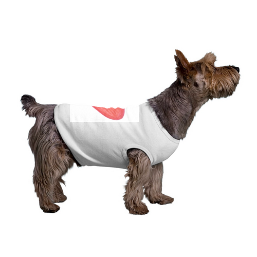 Заказать футболки для собак в Москве. Футболка для собак Красное сердце. Любовь. от antoninayakhina  - готовые дизайны и нанесение принтов.