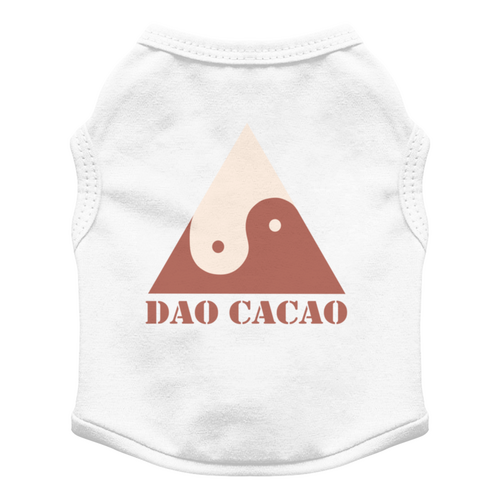 Заказать футболки для собак в Москве. Футболка для собак Dao Cacao от Soluvel  - готовые дизайны и нанесение принтов.