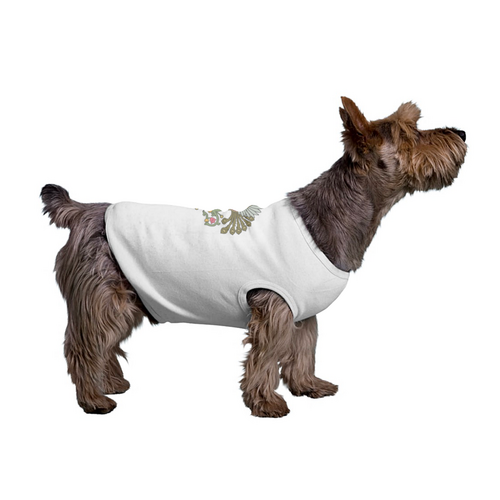 Заказать футболки для собак в Москве. Футболка для собак Виньетка от Soluvel  - готовые дизайны и нанесение принтов.