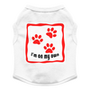 Заказать футболки для собак в Москве. Футболка для собак I'm on my own. Я гуляю сам по себе.  от nvg.99@mail.ru - готовые дизайны и нанесение принтов.