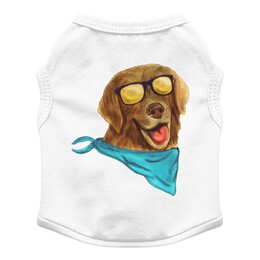 Заказать футболки для собак в Москве. Футболка для собак Умный ретривер от BeliySlon - готовые дизайны и нанесение принтов.