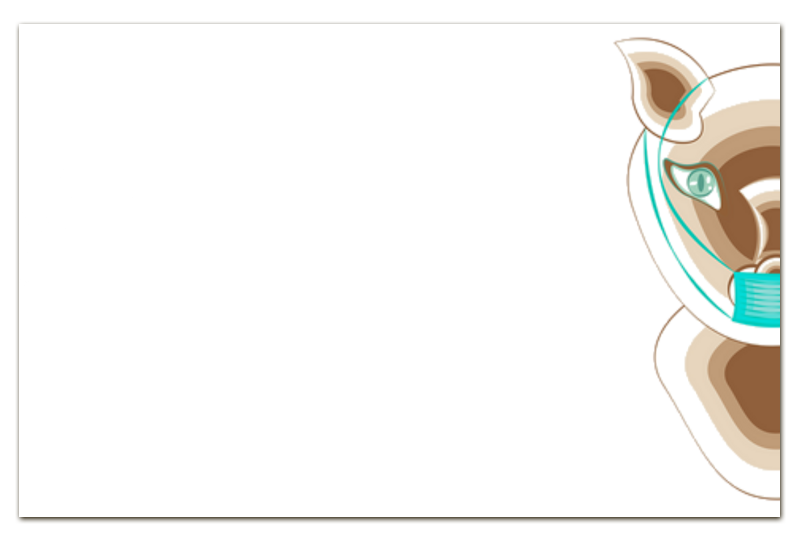 Printio Визитная Карточка Евро Кошка в маске printio визитная карточка кошка