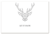 Заказать визитки в Москве. Визитная карточка "Евро" Dear Deer от Disignshop - готовые дизайны и нанесение принтов.