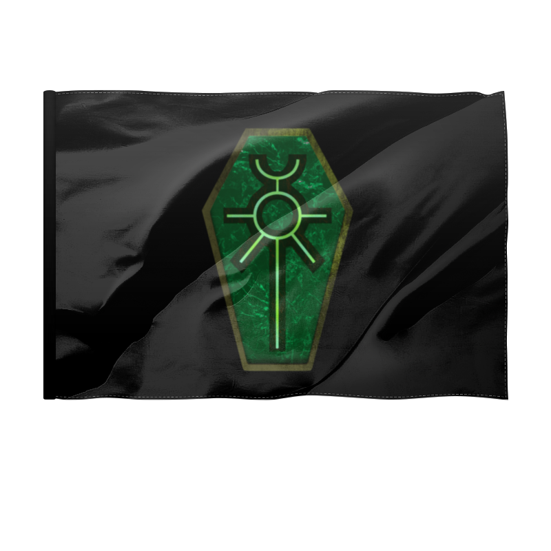 цена Printio Флаг 135×90 см Некроны