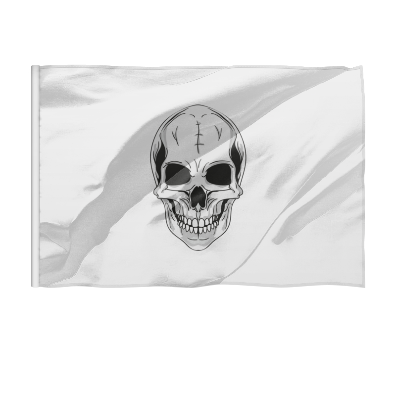 Printio Флаг 135×90 см Череп