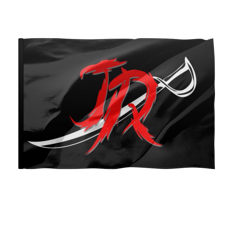 Printio Флаг 135×90 см Пиратский флаг с веселым роджером. флаг города артёмовский 90х135 см