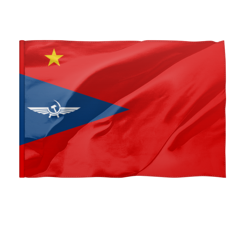 цена Printio Флаг 135×90 см Флаг гражданской авиации ссср