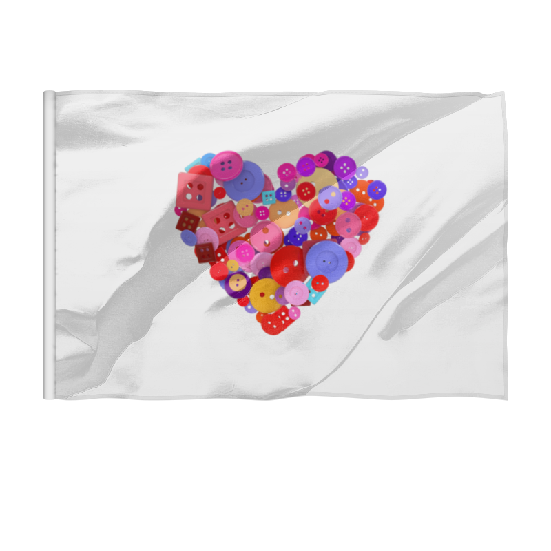 Printio Флаг 135×90 см День всех влюбленных