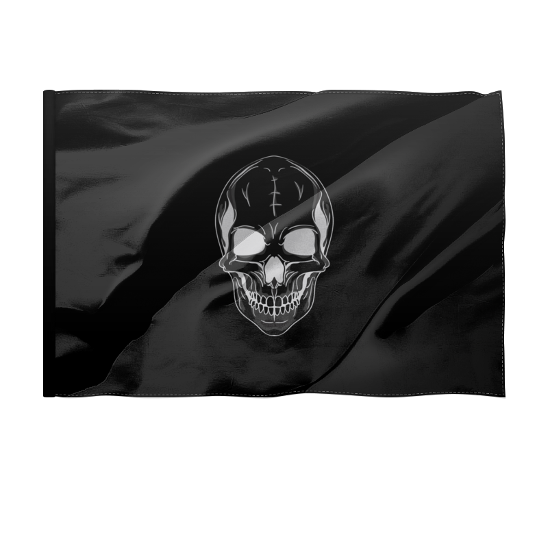цена Printio Флаг 150×100 см Череп