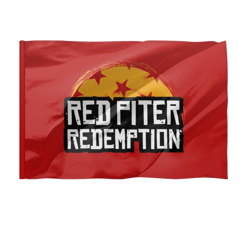 Printio Флаг 150×100 см Red piter redemption