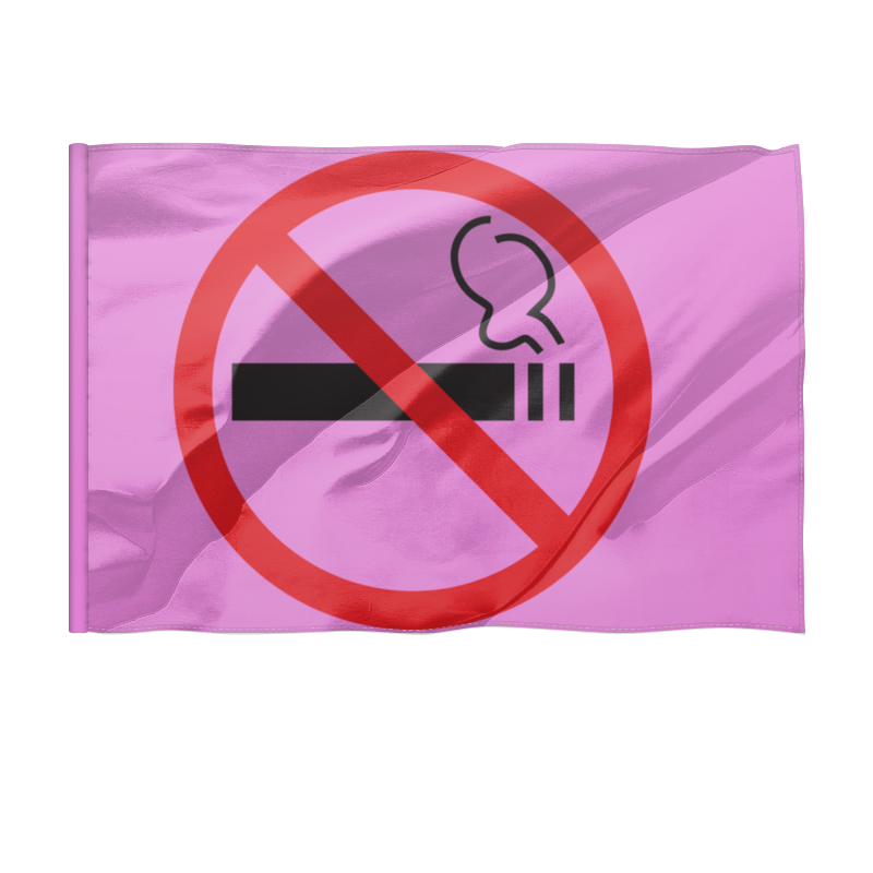 Printio Флаг 150×100 см Не курите