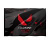 Заказать флаг в Москве. Флаг 150x100 см VALORANT от geekbox - готовые дизайны и нанесение принтов.