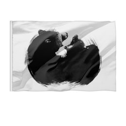 Заказать флаг в Москве. Флаг 150x100 см Медведи от Дана Столыпина - готовые дизайны и нанесение принтов.