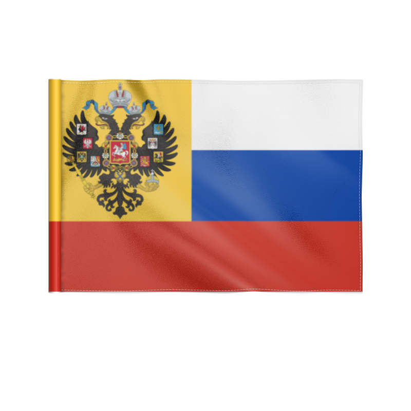 Printio Флаг 22×15 см Флаг российской империи образца 1914 г. (малый) карта российской империи 1914 г