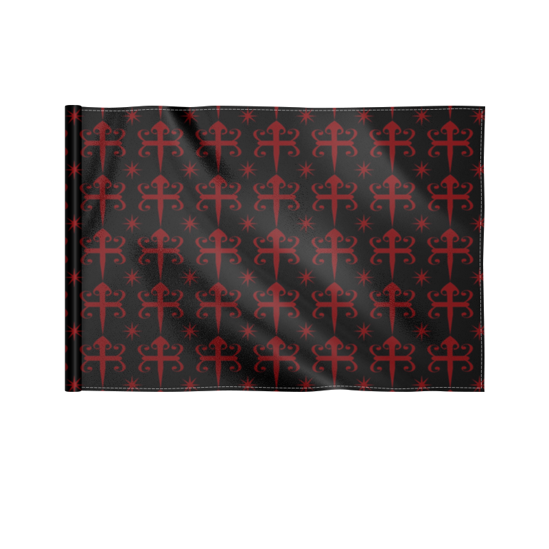 Printio Флаг 22×15 см Готические кресты