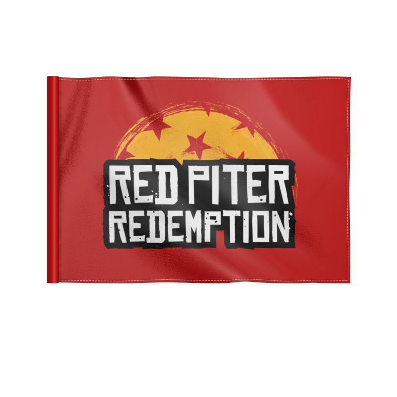 Printio Флаг 22×15 см Red piter redemption