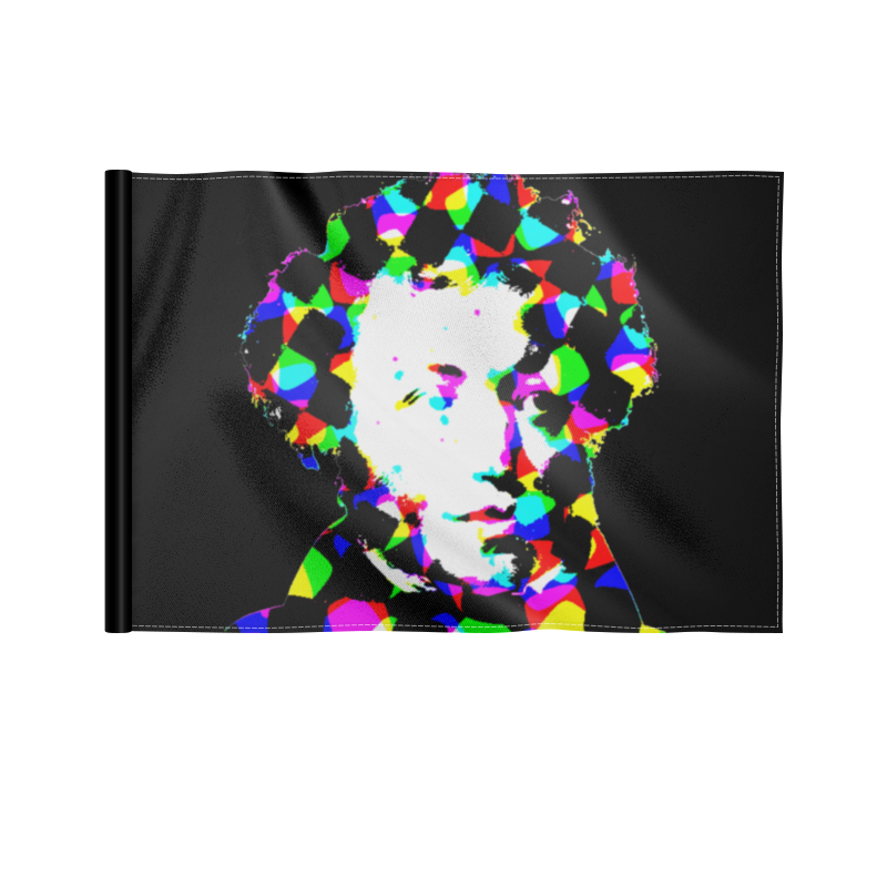 Printio Флаг 22×15 см Пушкин