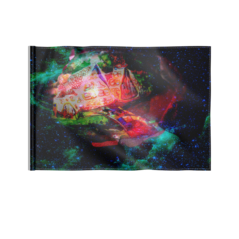 Printio Флаг 22×15 см Галактическая избенка printio коробка для чехлов галактическая избенка