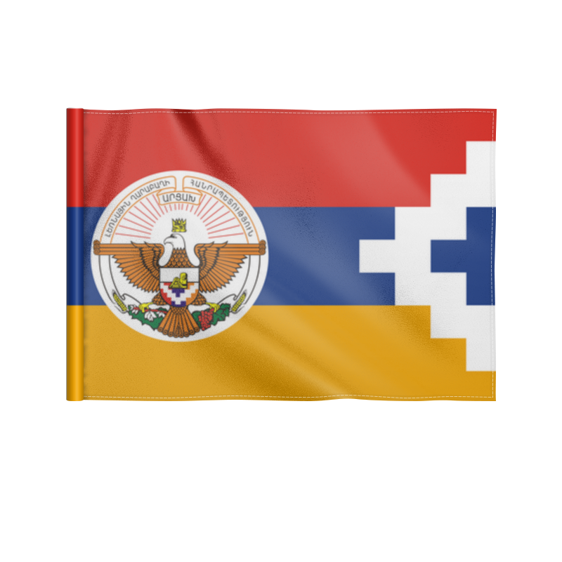цена Printio Флаг 22×15 см Флаг арцаха