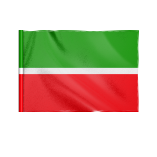 Заказать флаг в Москве. Флаг 22x15 см Республика Татарстан от Kibet  - готовые дизайны и нанесение принтов.