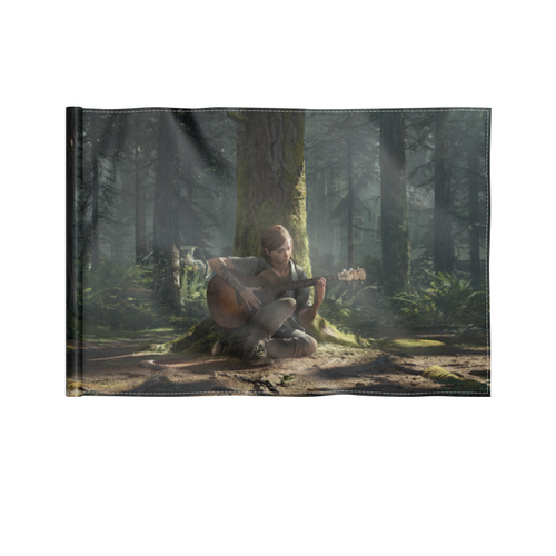Заказать флаг в Москве. Флаг 22x15 см The last of us 2 от GeekFox  - готовые дизайны и нанесение принтов.