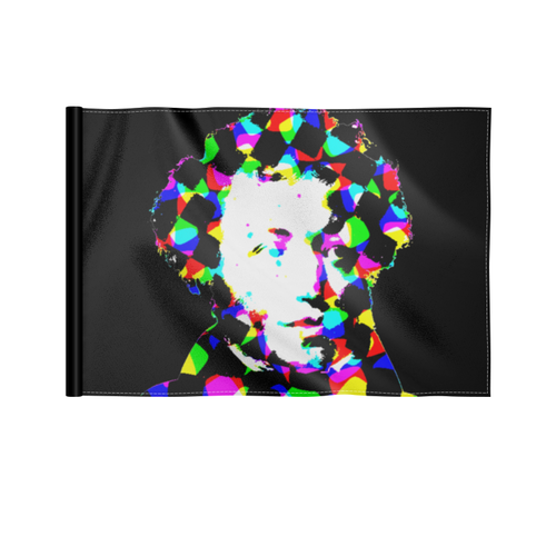 Заказать флаг в Москве. Флаг 22x15 см Пушкин от d_ari.design@mail.ru - готовые дизайны и нанесение принтов.