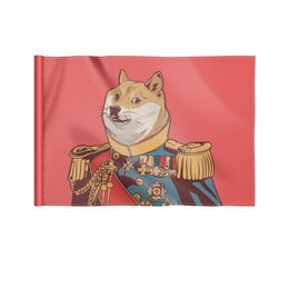 Заказать флаг в Москве. Флаг 22x15 см Doge  от Jimmy Flash - готовые дизайны и нанесение принтов.