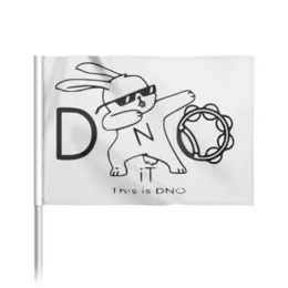 Заказать флаг в Москве. Флаг 22x15 см DNO iT Team от DNO-iT  - готовые дизайны и нанесение принтов.