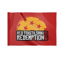 Заказать флаг в Москве. Флаг 22x15 см Red Tekstilshiki Moscow Redemption от kamal-creations - готовые дизайны и нанесение принтов.