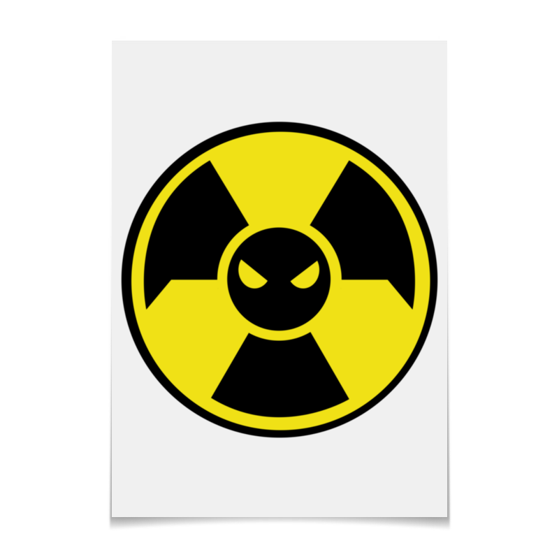 printio наклейки свободная форма biohazard Printio Наклейки-свободная форма Radiation