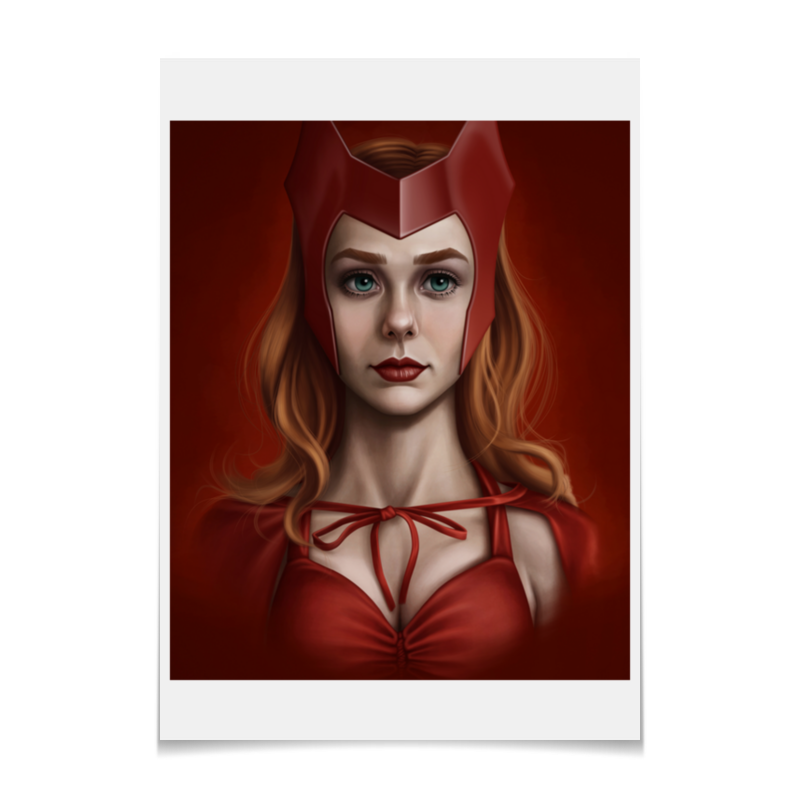 Printio Наклейки-свободная форма Алая ведьма / scarlet witch