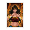 Заказать наклейки в Москве. Наклейки свободной формы Чудо-женщина / Wonder Woman от Jimmy Flash - готовые дизайны и нанесение принтов.