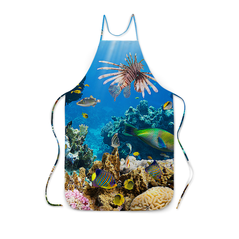 Printio Фартук с полной запечаткой Подводный мир printio футболка с полной запечаткой женская подводный мир