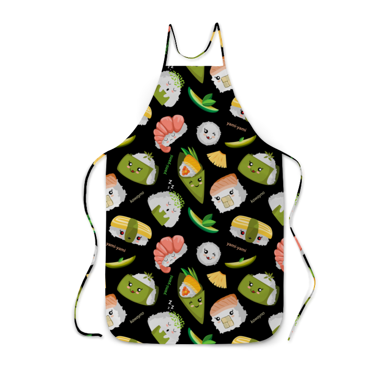 Printio Фартук с полной запечаткой Кавайные суши printio рюкзак мешок с полной запечаткой суши суши